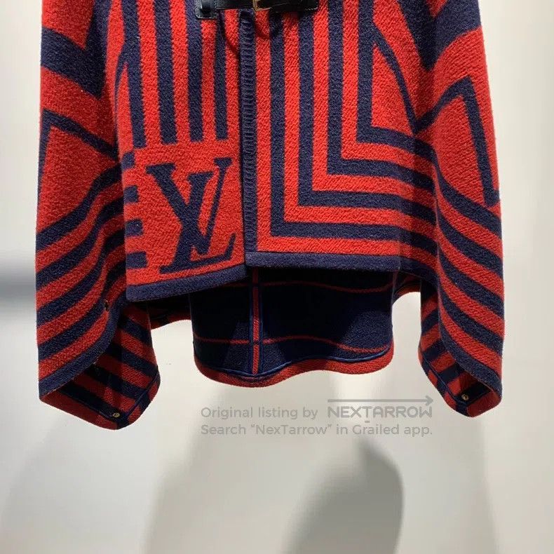 Louis Vuitton Louis Vuitton Wool striped cloak Size US XXS / EU 40 - 4 Thumbnail