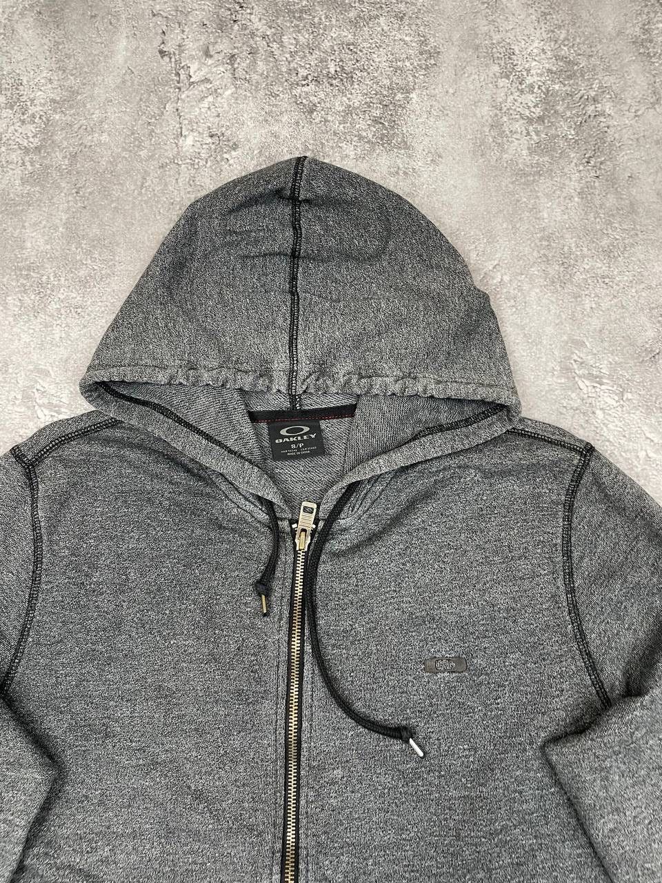 Oakley Oakley Vintage Men Cotton Hoodie Zip Grey Size S Size US S / EU 44-46 / 1 - 2 Thumbnail