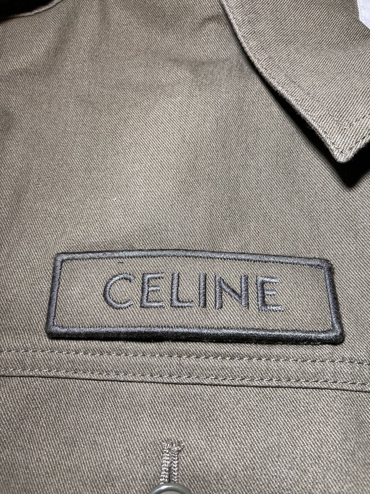 Celine SS24 Celine Saharienne Military Jacket 46 2024 Hedi Slimane Size US S / EU 44-46 / 1 - 3 Thumbnail
