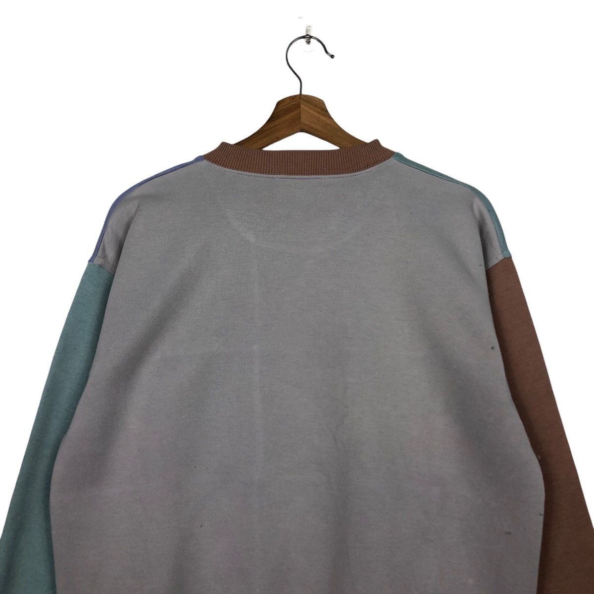 Japanese Brand 📌Vintage Sweatshirt Jazir Patch Work Design Issey Miyake Size US M / EU 48-50 / 2 - 10 Thumbnail