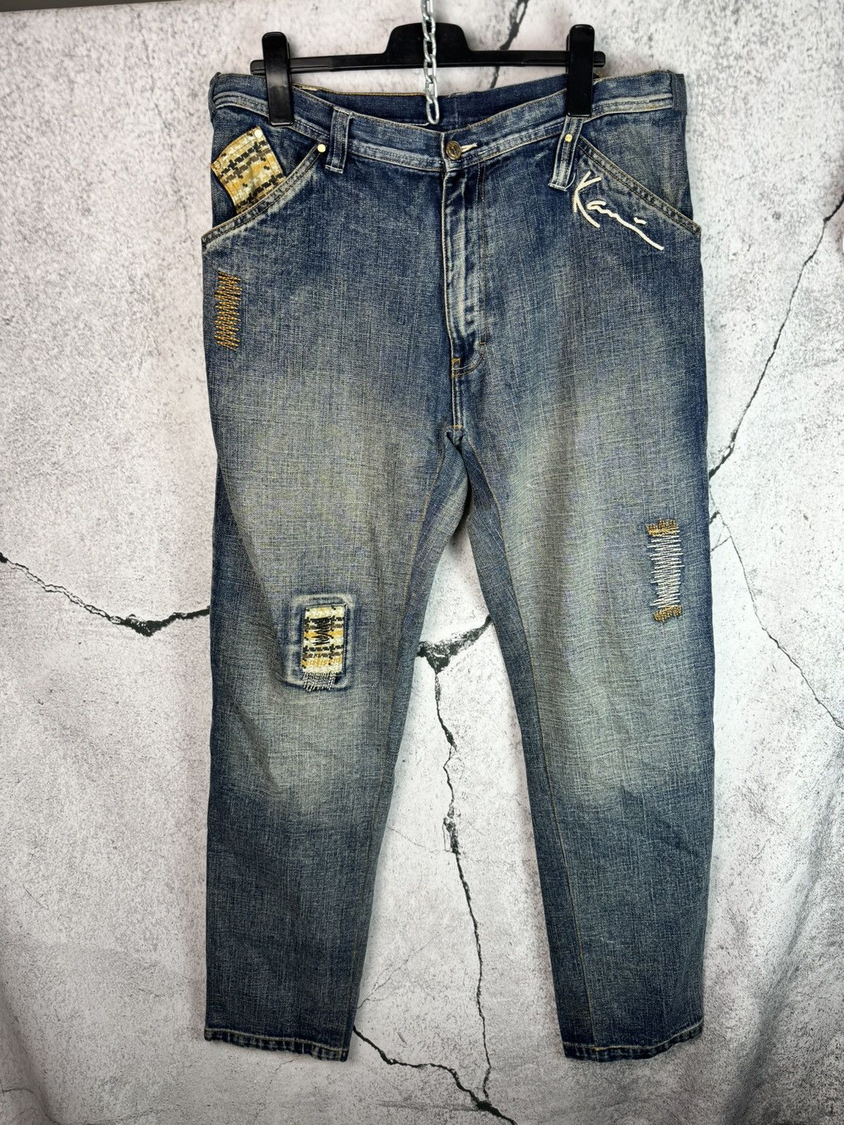 Vintage Vintage 38/34 Crazy Karl Kani Baggy Jeans Size US 38 / EU 54 - 1 Thumbnail