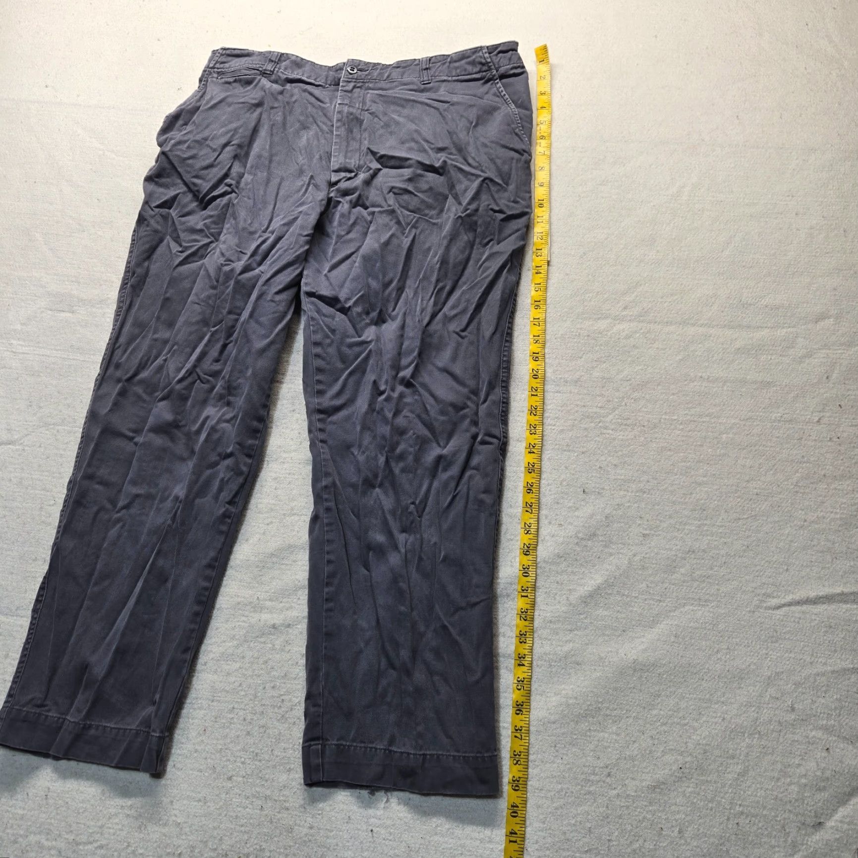Vintage Cabela's Pants Mens 40" Waist 30" Inseam Gray Chino Style Straight Fit Casual Regular Size US 40 / EU 56 - 7 Thumbnail