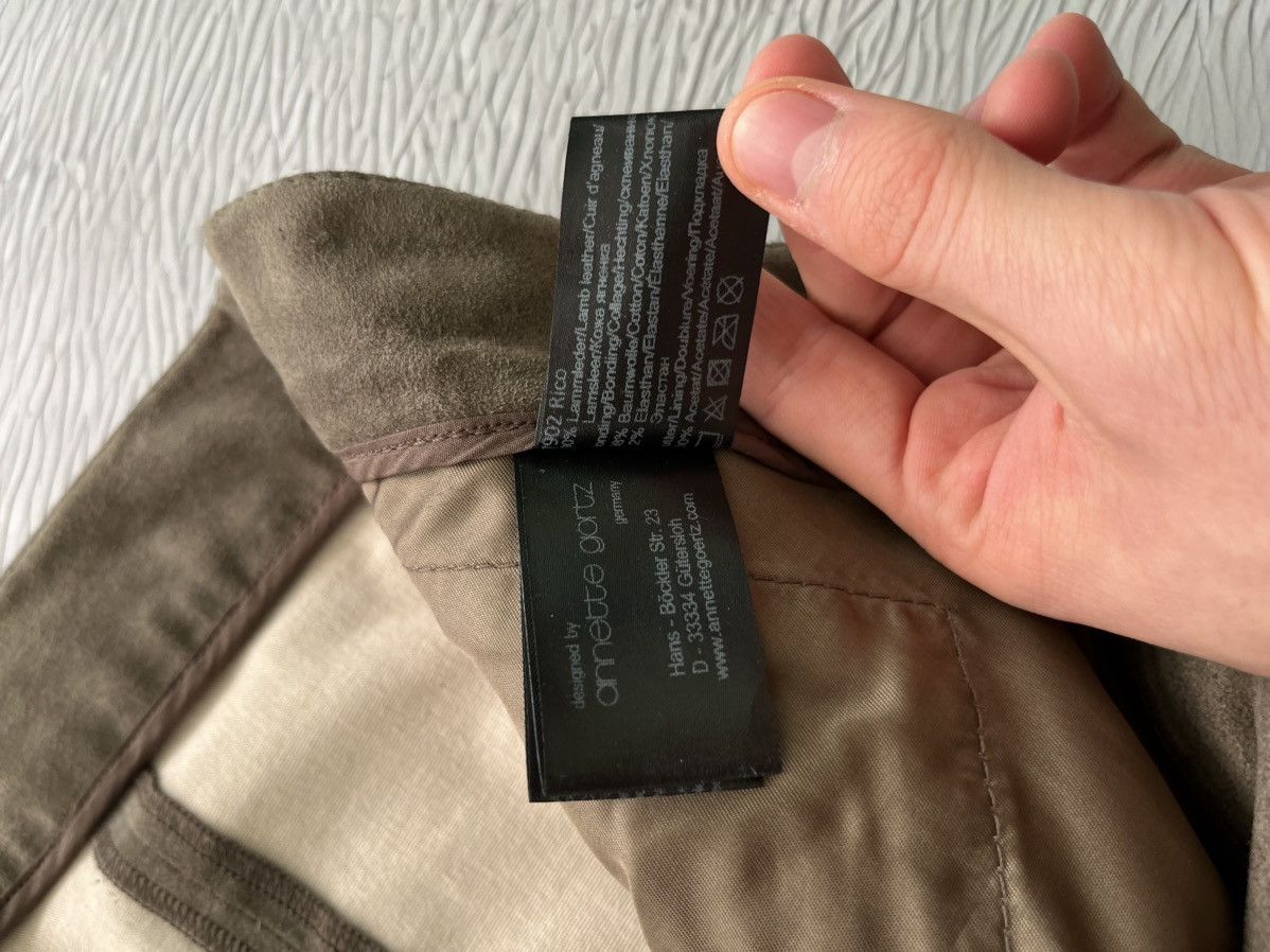 Annette Gortz Annette Gortz Luxury leather Pants Brown Germany Size 26" / US 2 / IT 38 - 11 Thumbnail