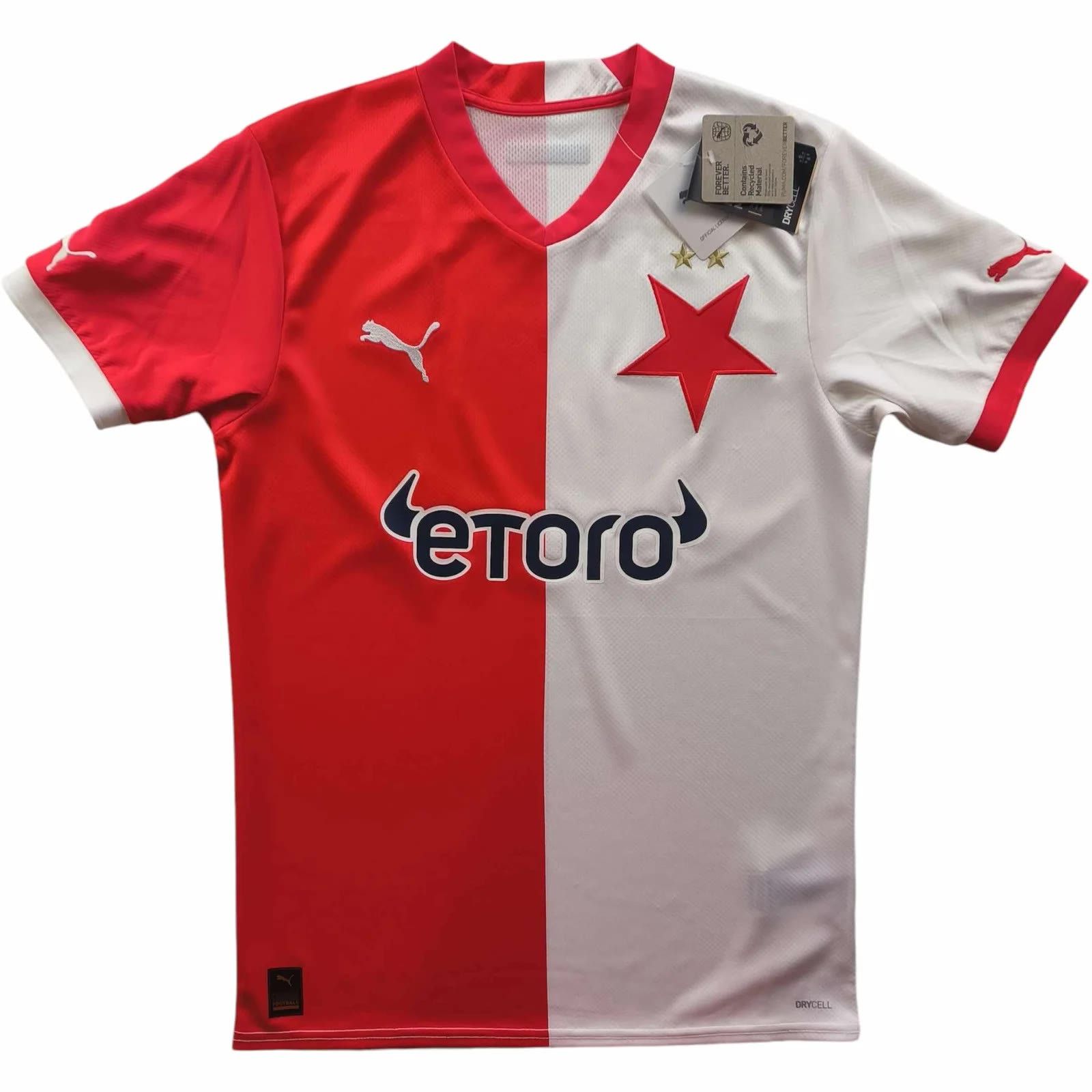 Puma NEW Slavia Praha 2022-23 Puma home football jersey size S Size US S / EU 44-46 / 1 - 1 Thumbnail
