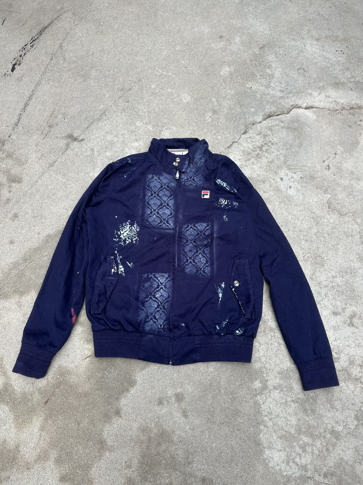 Fila Fila work jacket hand painted Size US S / EU 44-46 / 1 - 4 Thumbnail