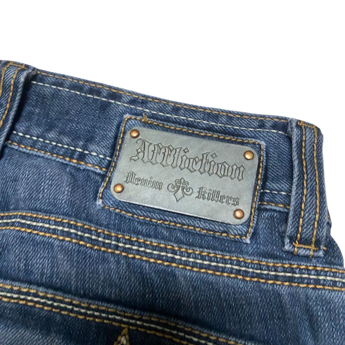 Affliction Vintage Y2K AFFLICTION Denim Embroidered Jeans Size US 32 / EU 48 - 14 Thumbnail