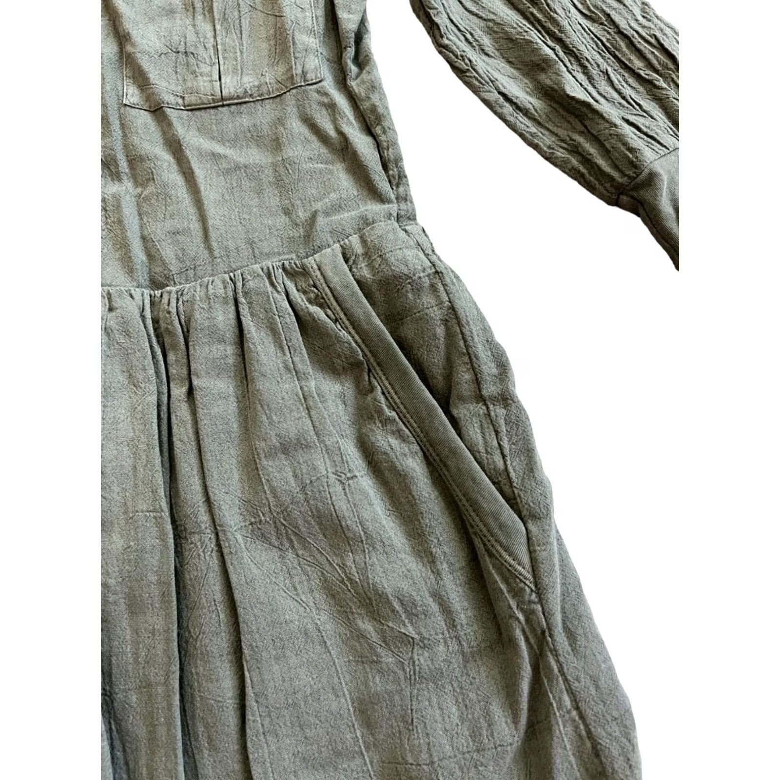 James Perse Standard James Perse Dress Womens Size 0 Green Button 3/4 Sleeve Side Pocket Size XS / US 0-2 / IT 36-38 - 7 Thumbnail