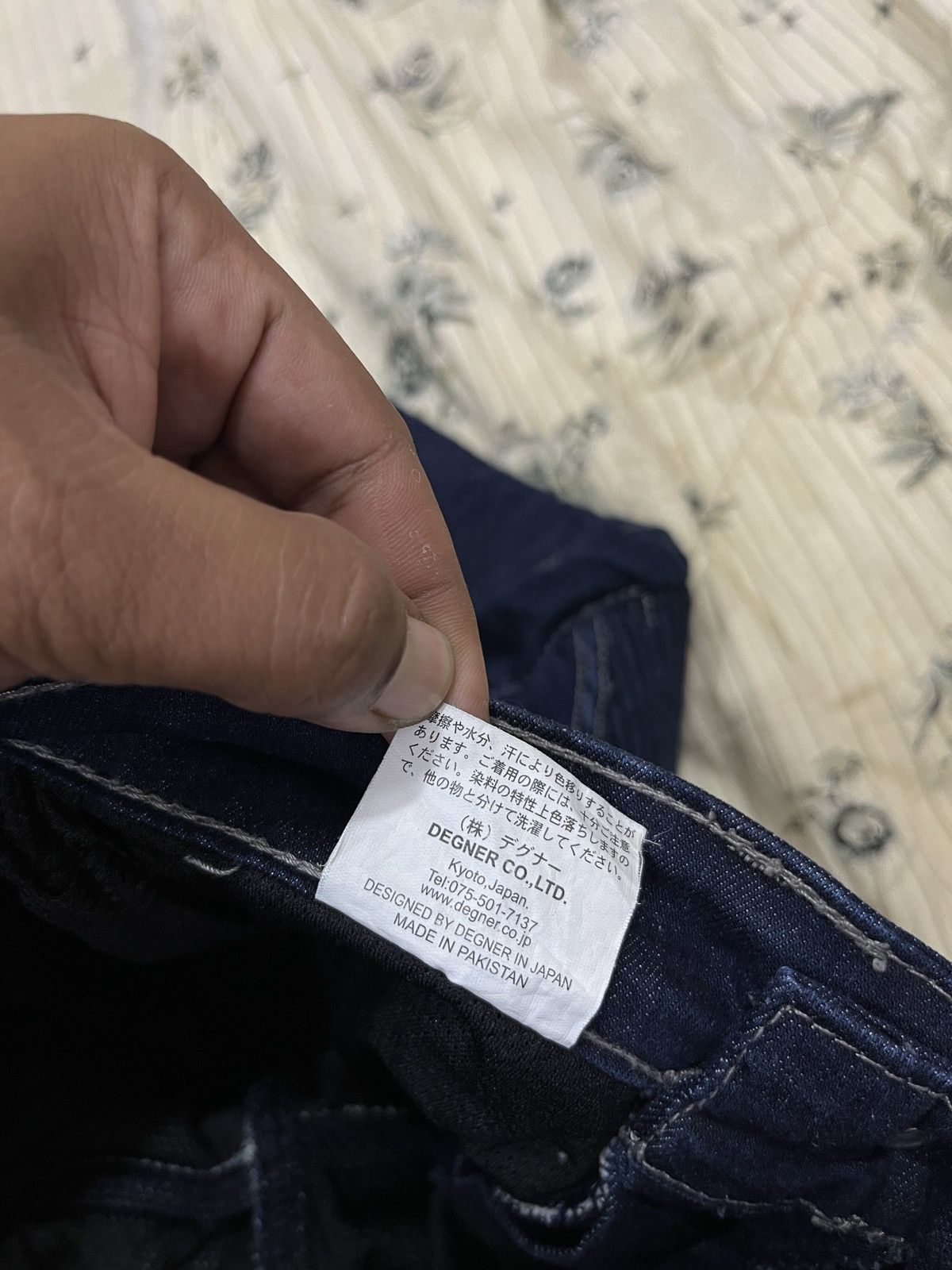 Designer (Xxxx)🔥🔥THE DEGNER CLASSIC KYOTO DENIM LEATHER BIKER PANTS Size US 30 / EU 46 - 15 Thumbnail