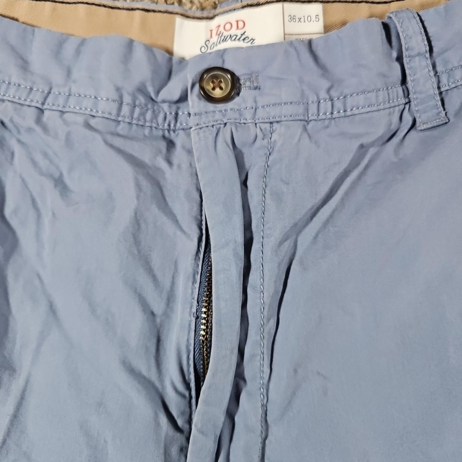 Izod IZOD Saltwater 36x10.5 Blue Shorts Size US 36 / EU 52 - 2 Thumbnail