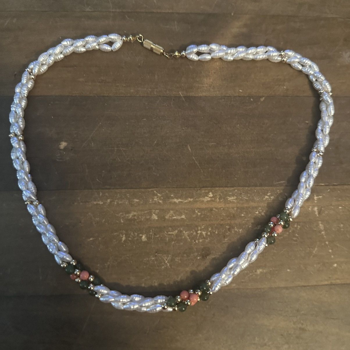 Vintage Vintage braided freshwater pearl necklace Size ONE SIZE - 2 Thumbnail