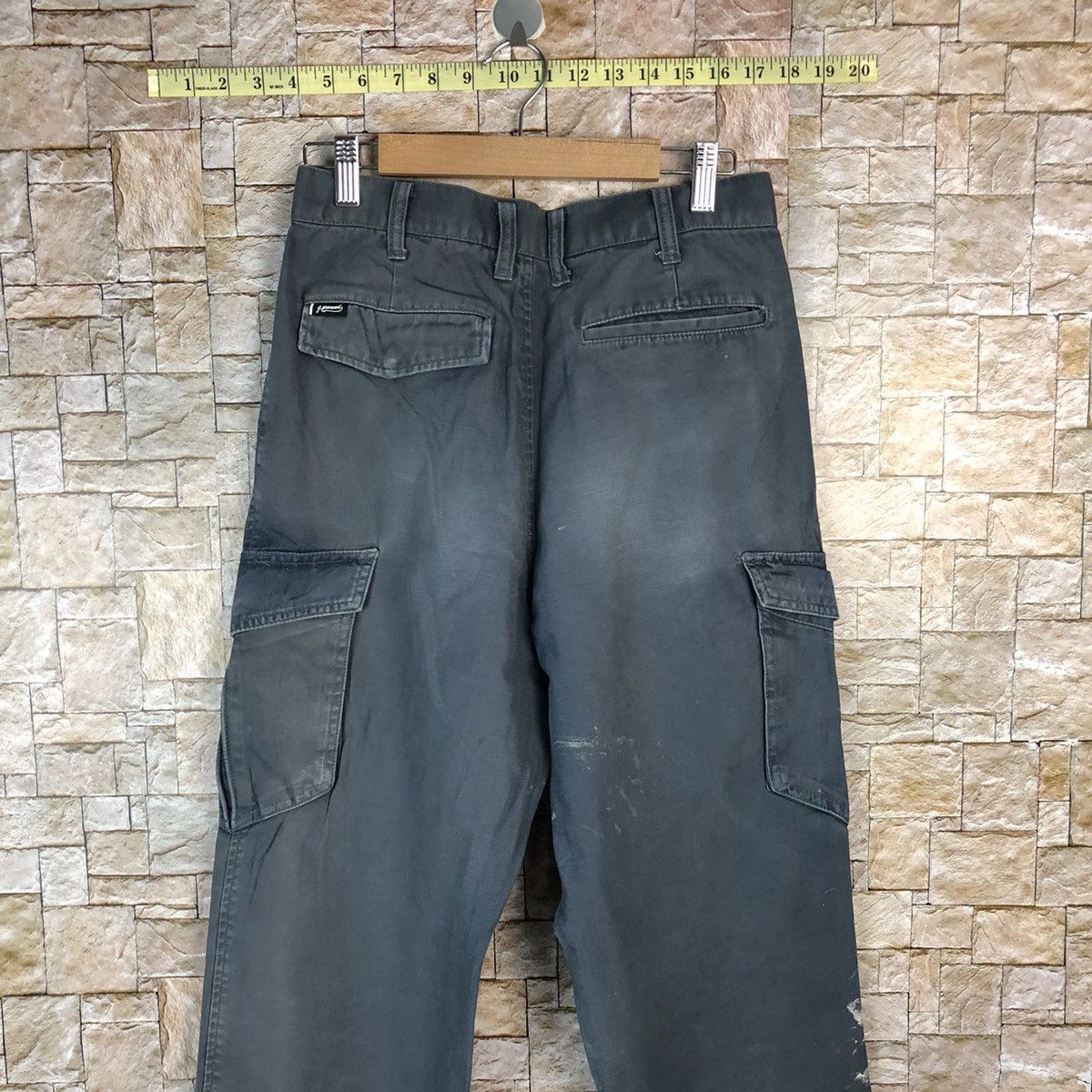 Japanese Brand × Vintage G.Ground faded ripped patchwork Cargo Pants #A993 Size US 29 - 17 Thumbnail