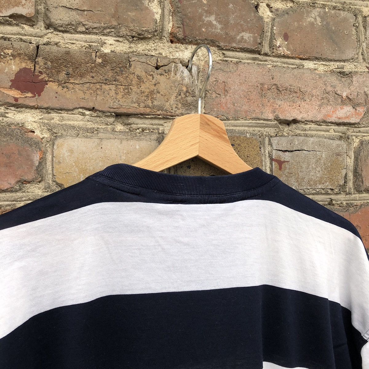 Paul & Shark Vintage Paul & Shark Yacht Club Striped T Shirt Tee Shark Size US XL / EU 56 / 4 - 3 Thumbnail