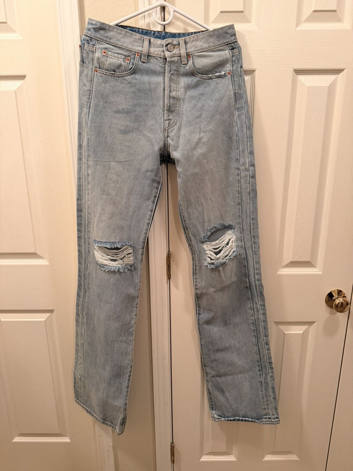 Vetements Vetements Ripped Denim Pants Size US 30 / EU 46 - 1 Thumbnail
