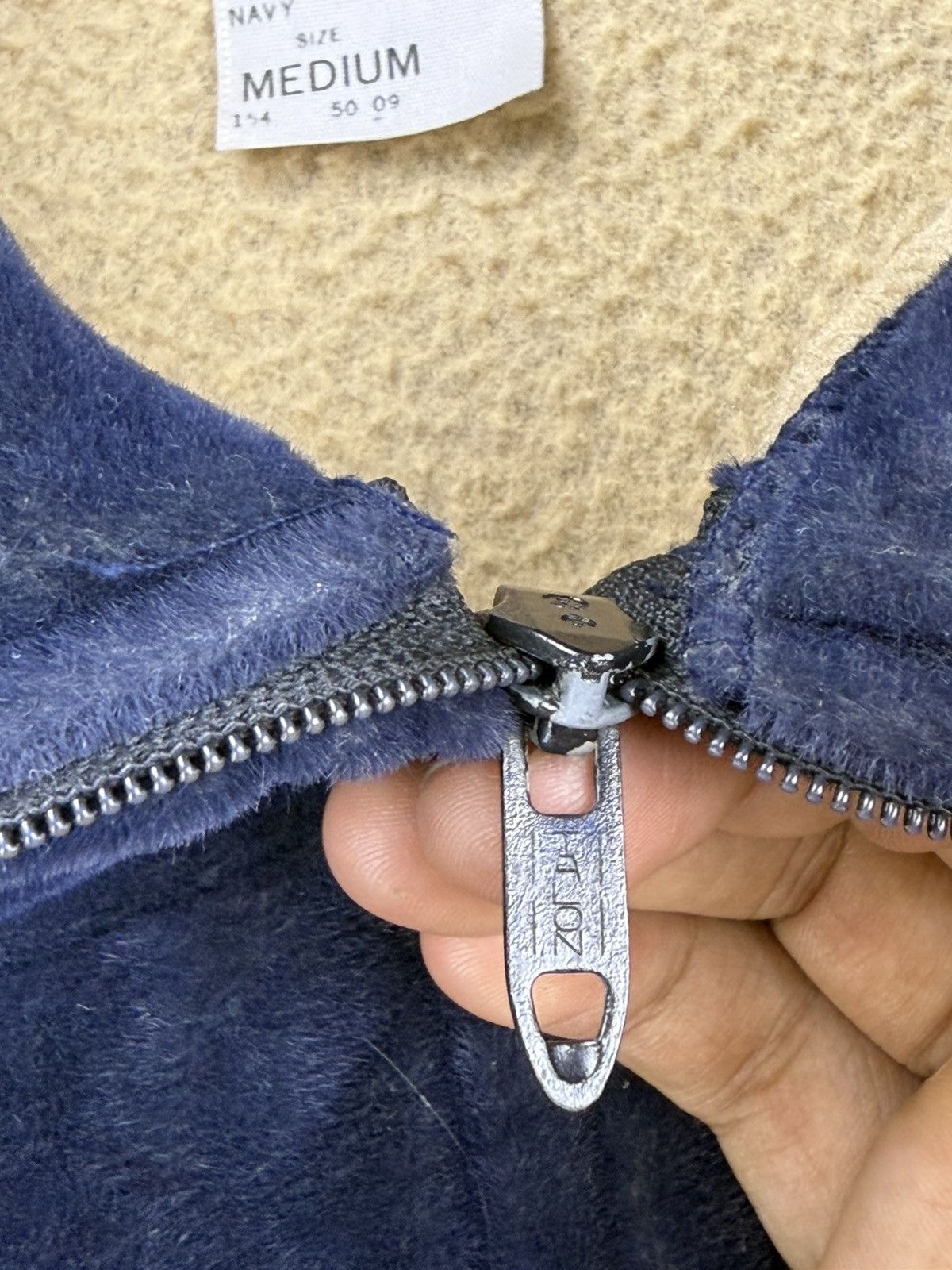 Carhartt Vintage RARE 70s CARHARTT Suede/Velvet TALON USA 🇺🇸 Zip Up Size US M / EU 48-50 / 2 - 8 Thumbnail