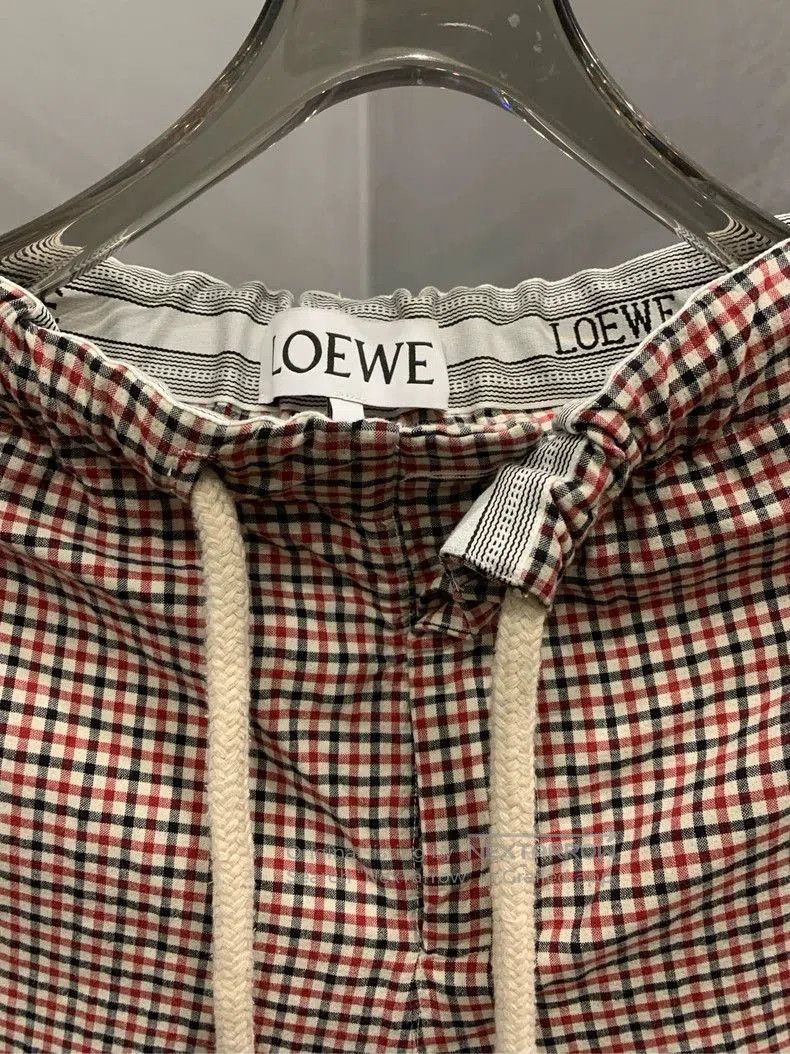 Loewe Loewe Checked Casual Pants with Drawstring . Size US 32 / EU 48 - 4 Thumbnail