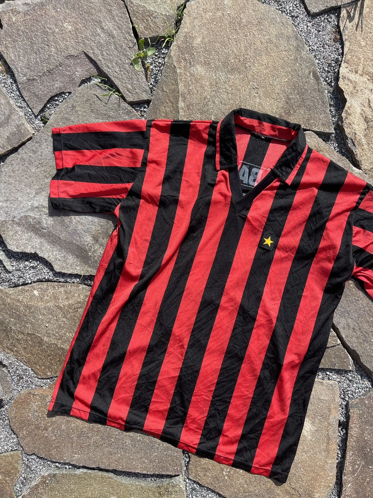 Vintage 80’s Milan Van Basten #9 vintage soccer jersey Size US L / EU 52-54 / 3 - 9 Thumbnail