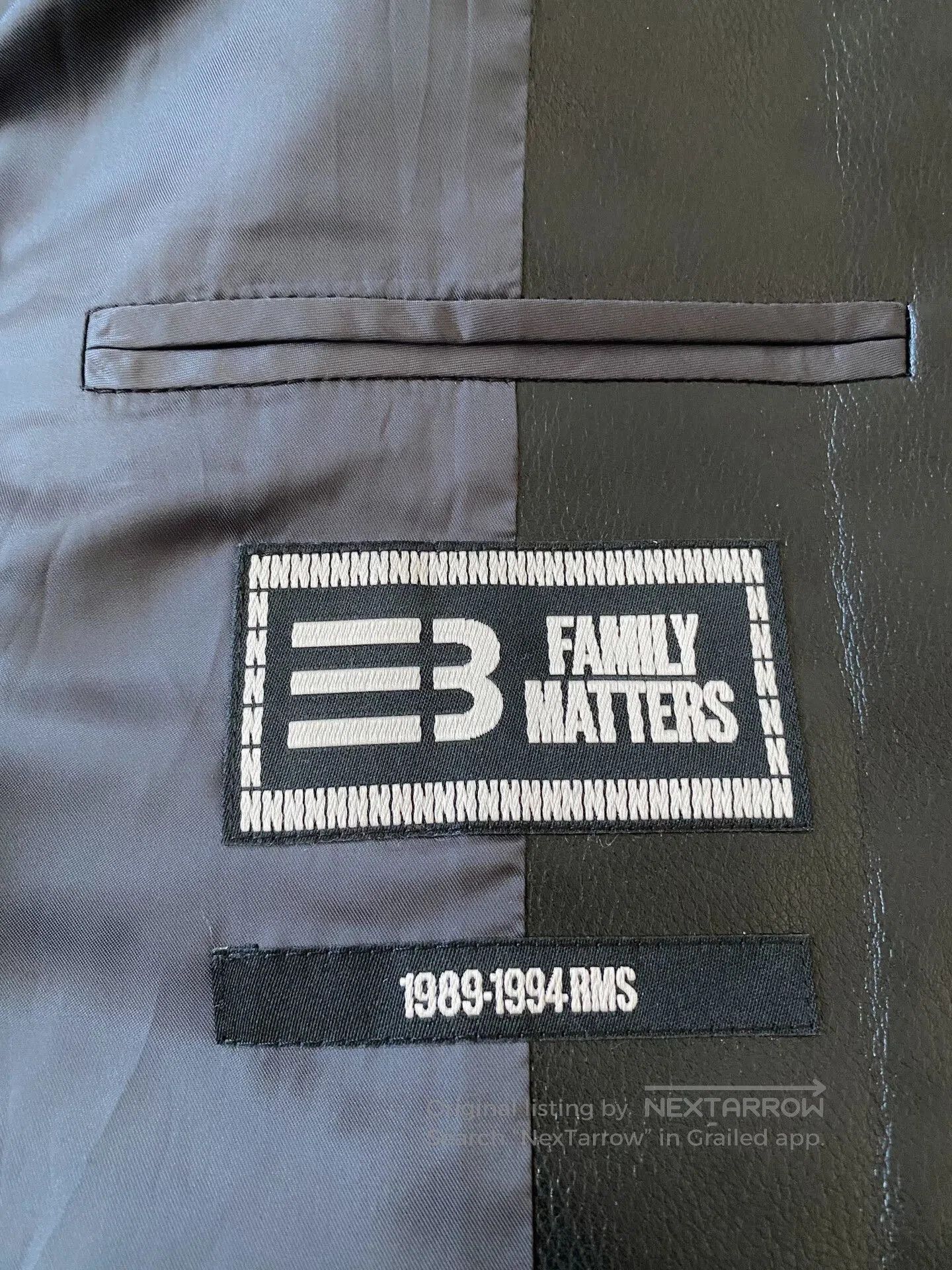 NAMESAKE beige baseball jacket with leather sleeves. Size US M / EU 48-50 / 2 - 7 Thumbnail