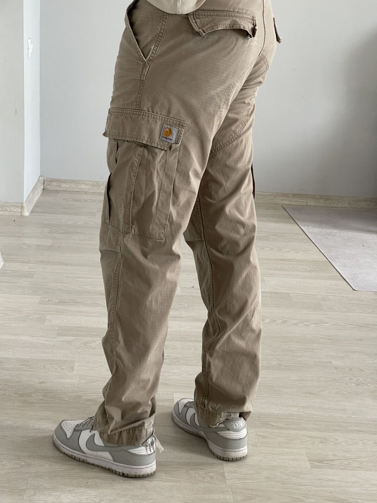 Carhartt Carhartt Work Used Distressed Regular Cargo Pants Size US 32 / EU 48 - 7 Thumbnail