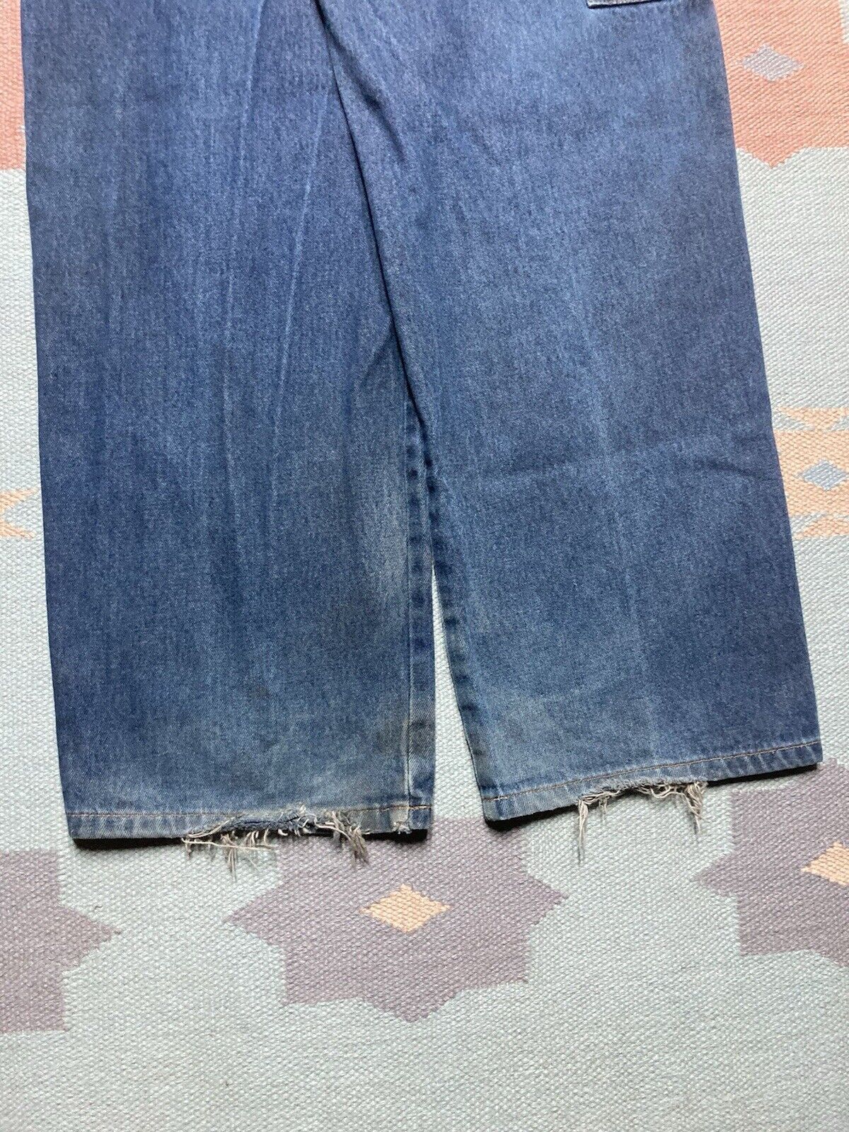 Nautica × Vintage VTG y2k baggy jeans nautica carpenter skater grunge 29x29 Size US 29 - 2 Thumbnail