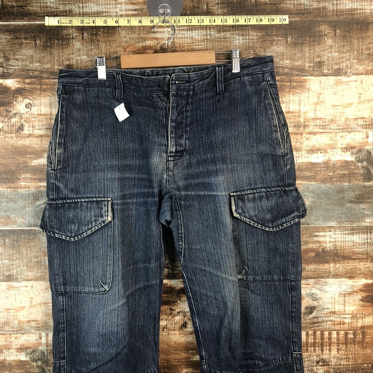 Columbia DL Columbia Blue Cargo Multipocket Pants #C306 Size US 34 / EU 50 - 4 Thumbnail