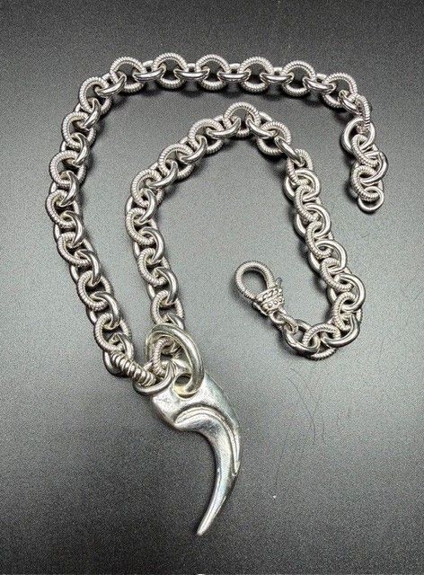 Robert Lee Morris RLM Robert Lee Morris Sterling Claw Necklace Size ONE SIZE - 1 Thumbnail
