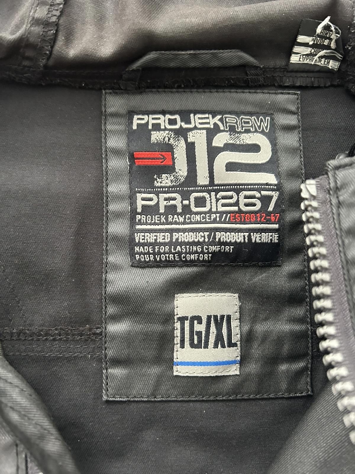 Other Men's Black Leather Hooded Jacket by Projek Raw Size US M / EU 48-50 / 2 - 5 Thumbnail