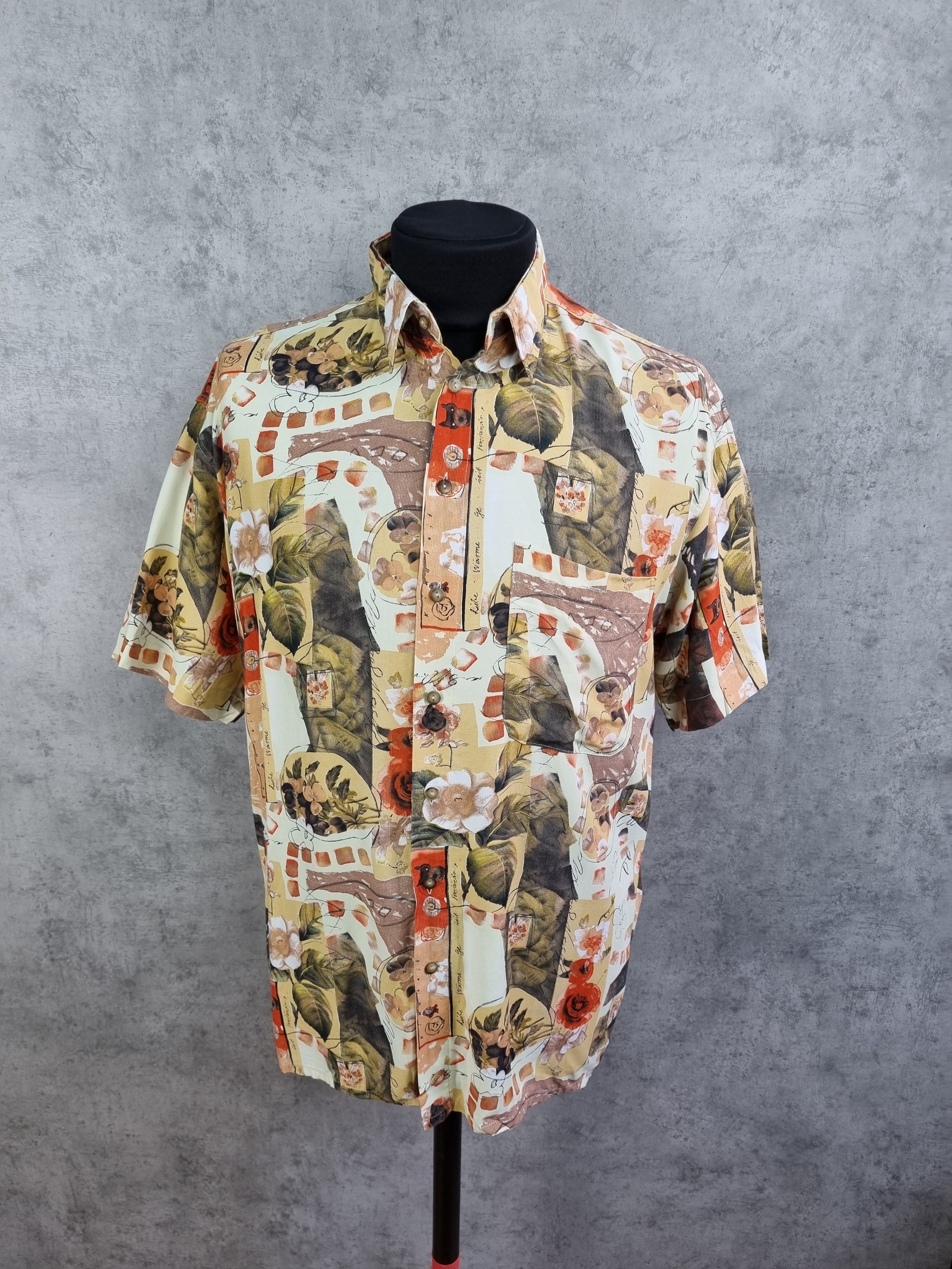 Vintage 90s Vintage Hawaiian Shirt Size US M / EU 48-50 / 2 - 3 Thumbnail