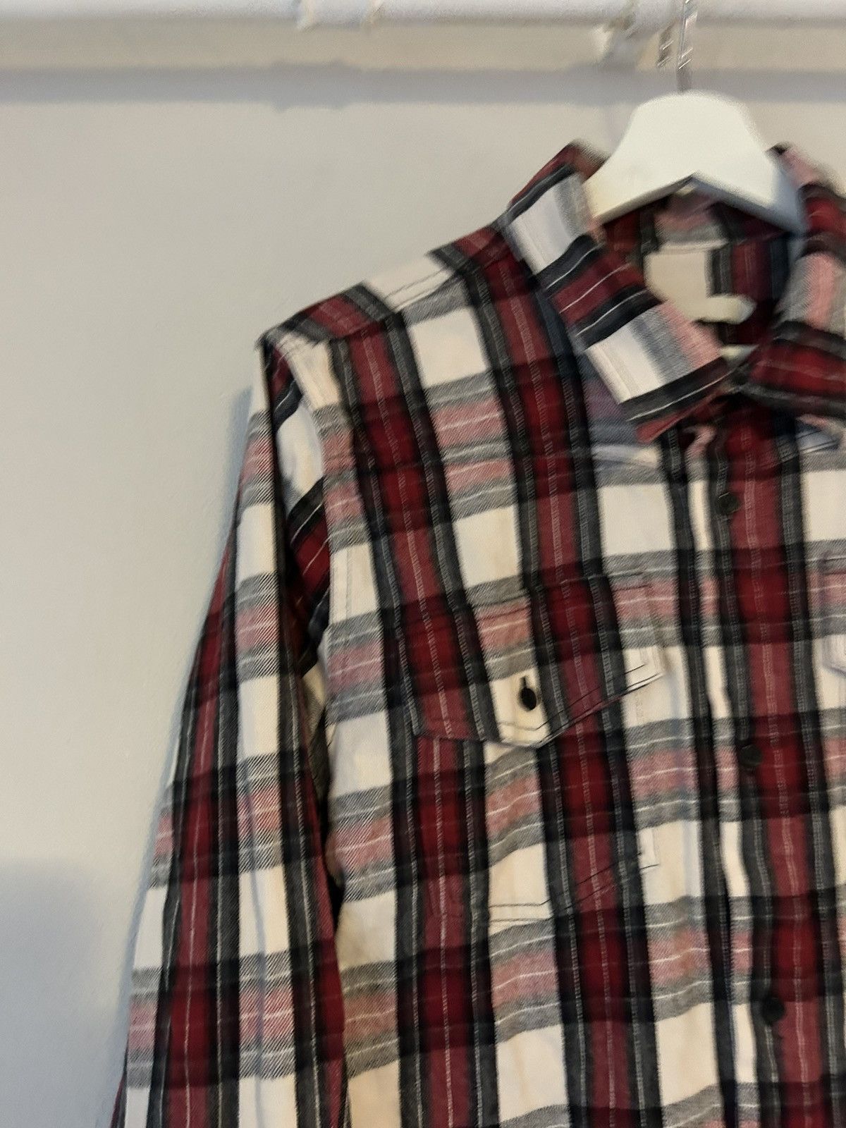Off-White Flannel Shirt Diagonal Backprint Size US S / EU 44-46 / 1 - 3 Thumbnail