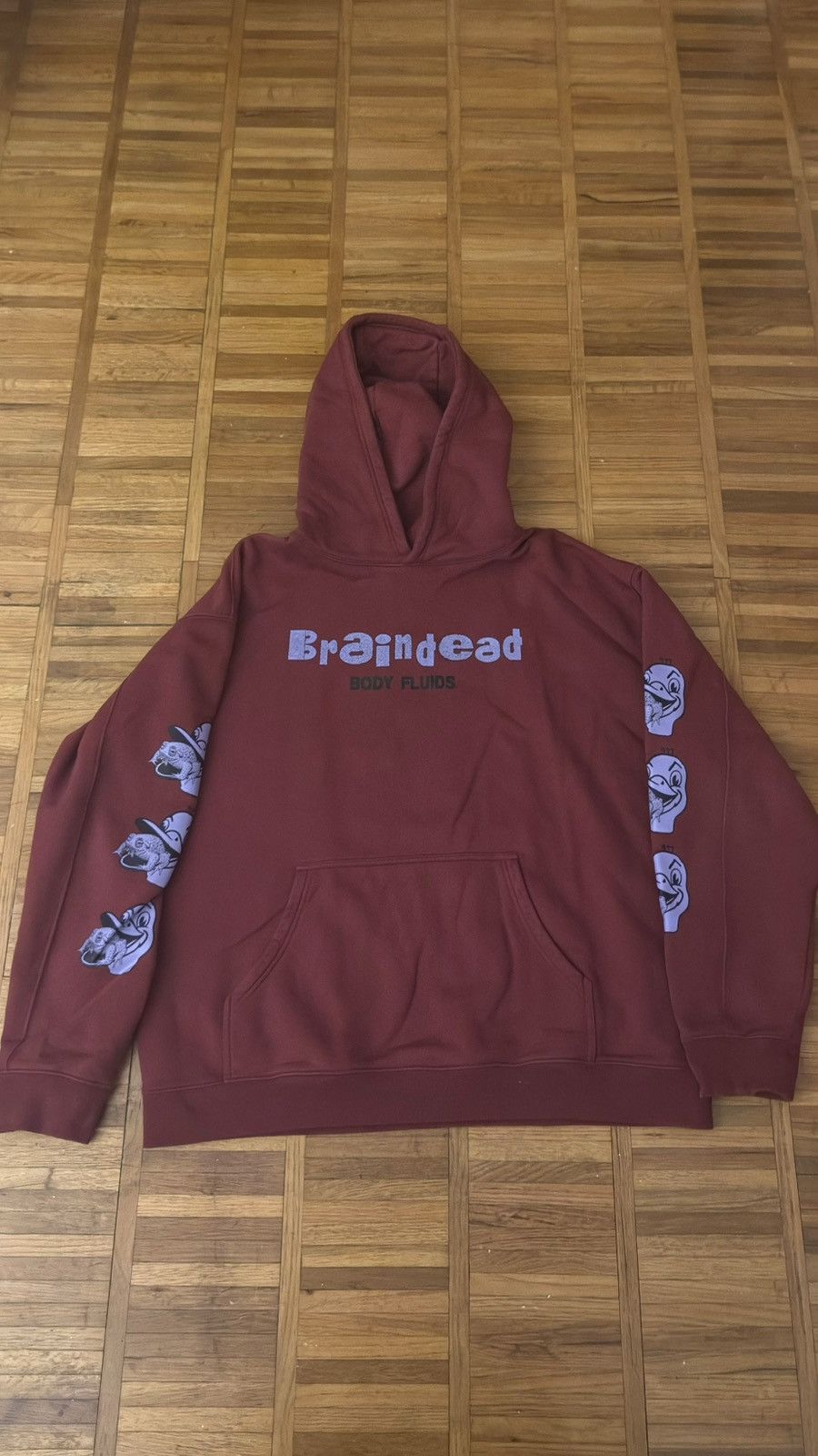 Brain Dead Brain Dead Toad Licker Hooded Sweatshirt | Grailed