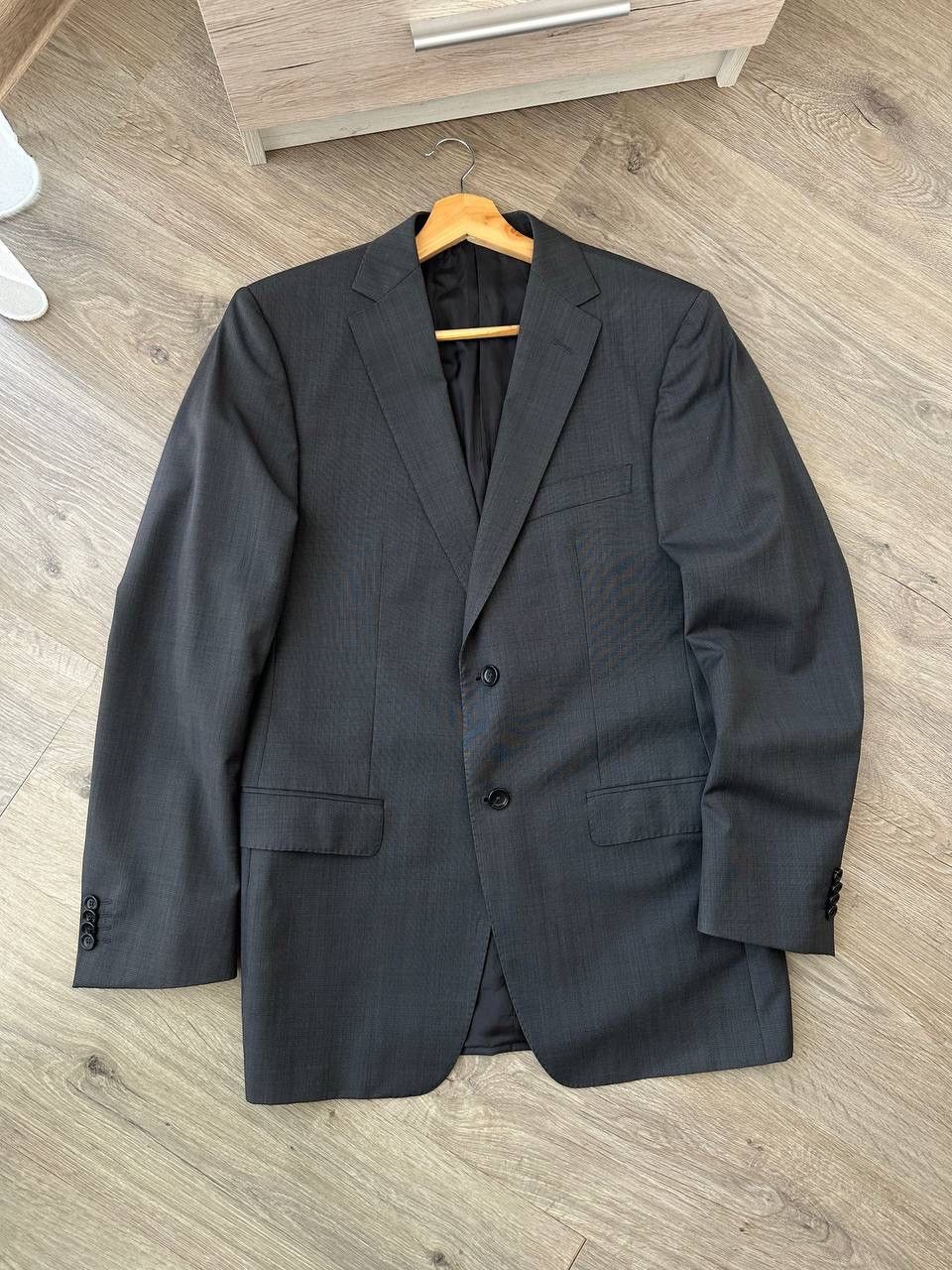 Vintage × Z Zegna Vintage Z Zegna Gray 2 Bottons Blazer Jacket Size 48R - 2 Thumbnail