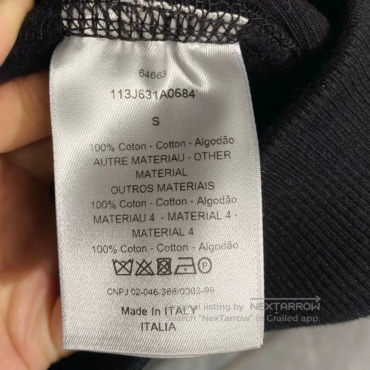 Dior dior black hoodie with oblique logo design. Size US S / EU 44-46 / 1 - 4 Thumbnail