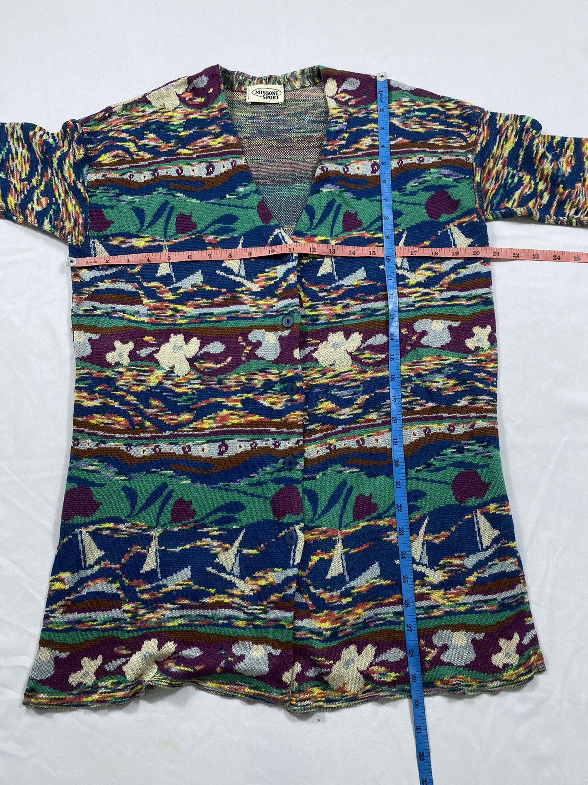 Missoni Missoni Multicolor coggi style long sleeve Size US L / EU 52-54 / 3 - 11 Thumbnail