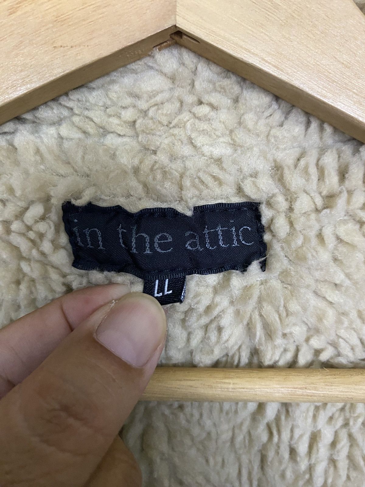 In The Attic Rare 2000s In The Attic Sherpa Denim Jacket Size US L / EU 52-54 / 3 - 16 Thumbnail