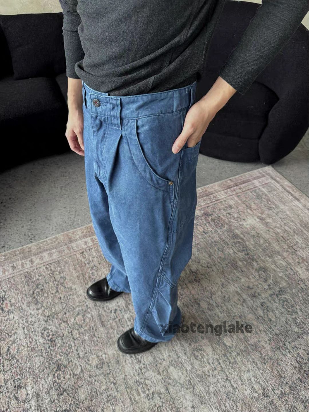 Vintage zx vintage wide Leg loose hiphop carpenter work pants Size US 34 / EU 50 - 4 Thumbnail
