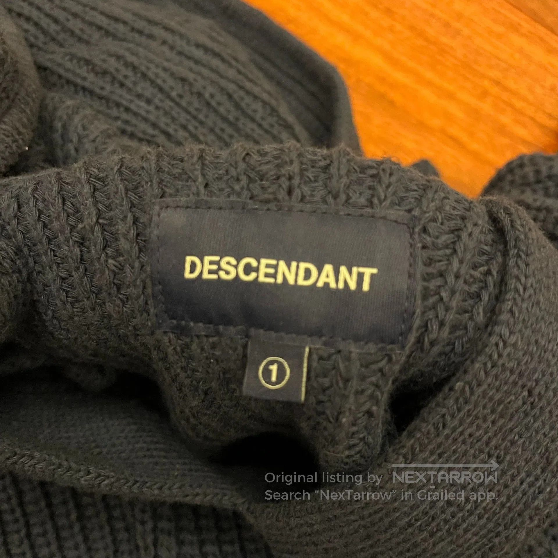 Descendant Descendant Baja Cotton Knit Hoodie. Size US S / EU 44-46 / 1 - 3 Thumbnail