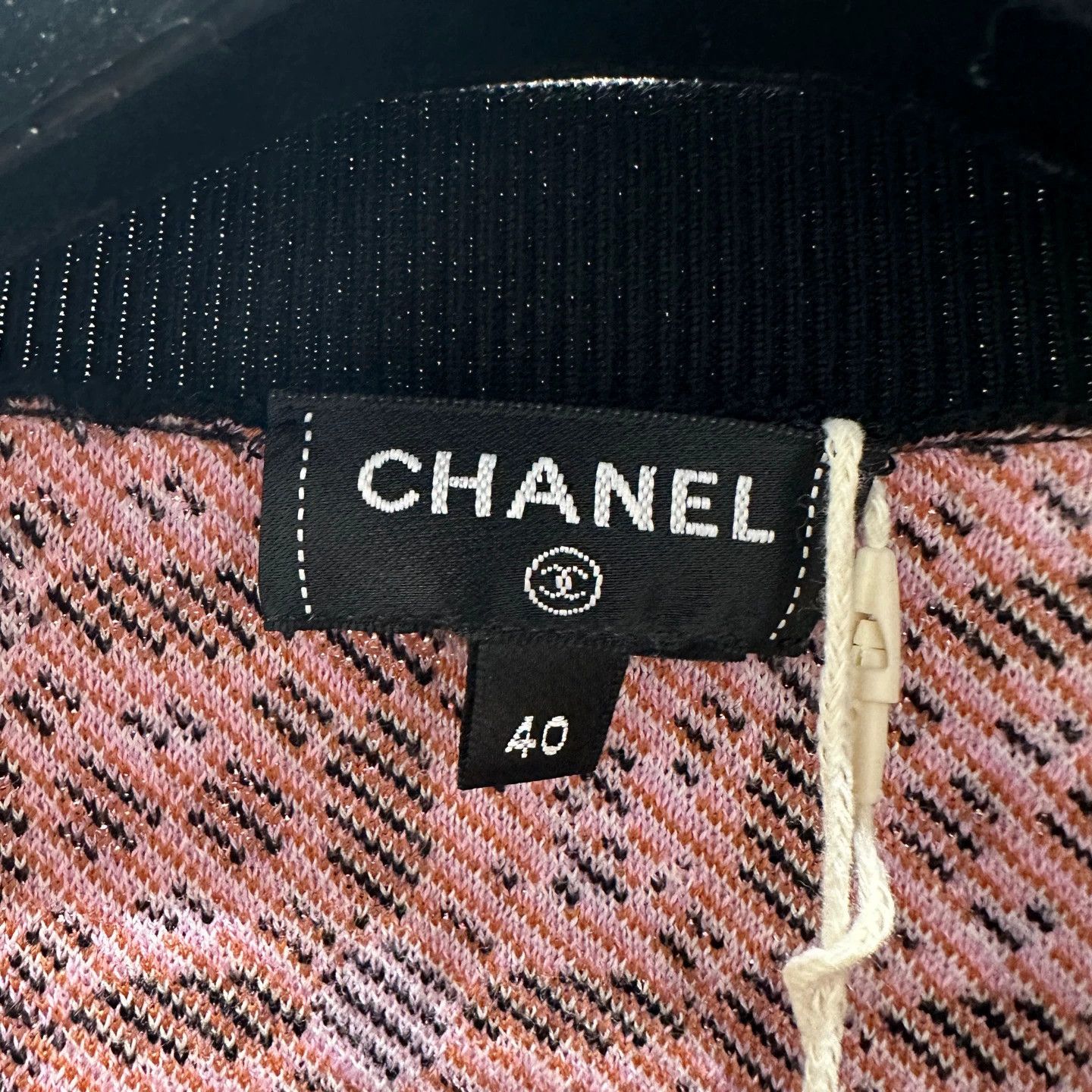 Chanel Chanel apr793 Full Logo Knit Sweater 40 Wool Size M / US 6-8 / IT 42-44 - 3 Thumbnail