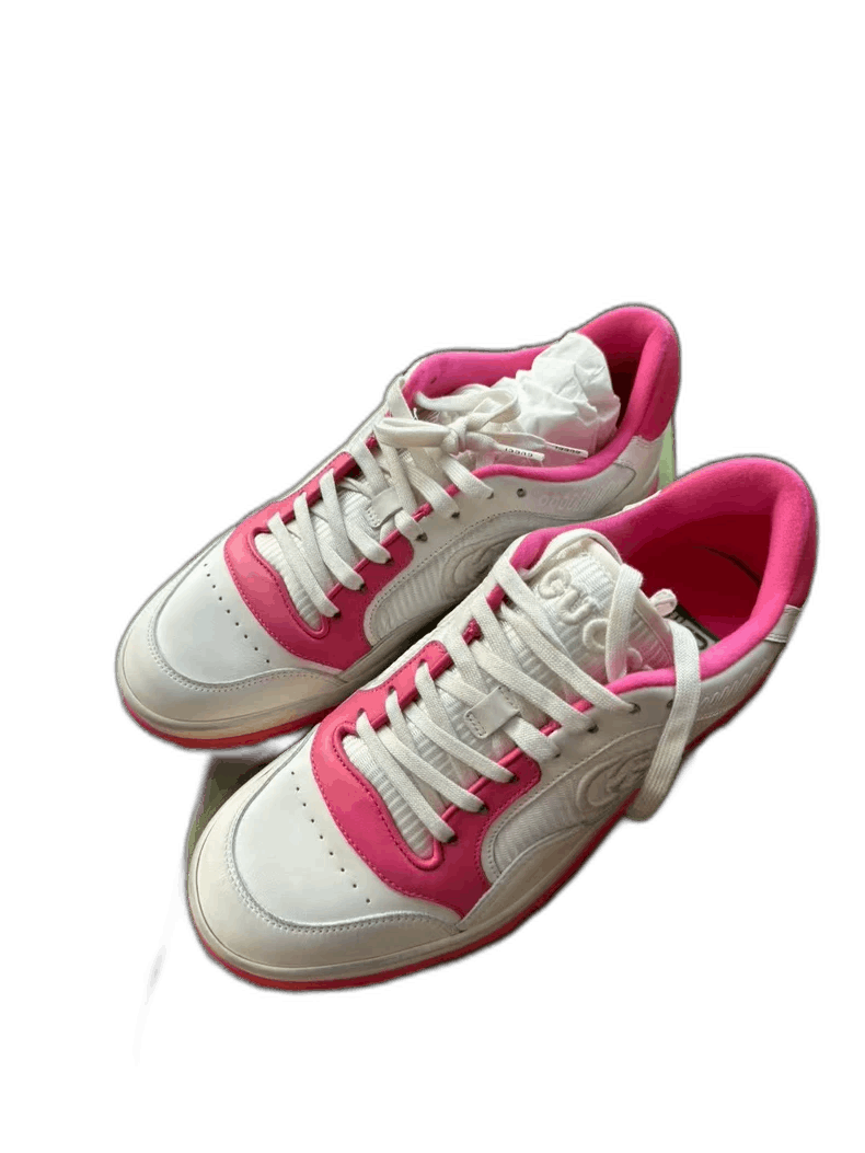 Gucci GUCCI MAC80 Pink Sneakers Size 39-2506 Size US 8 / IT 38 - 1 Thumbnail