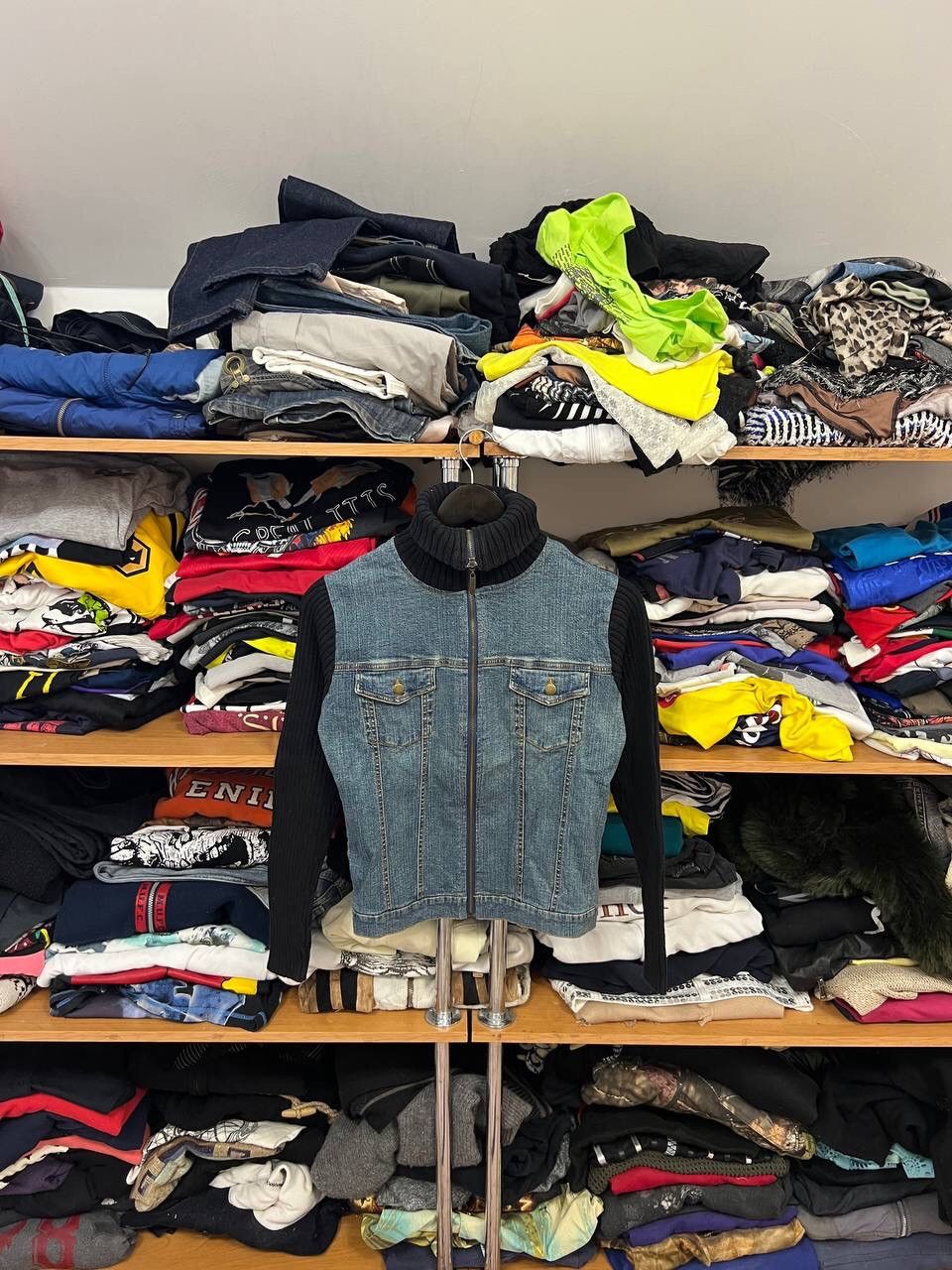 Diesel Avant Garde Full Zip-Up Y2K Wool Denim Sweater Size M / US 6-8 / IT 42-44 - 1 Thumbnail