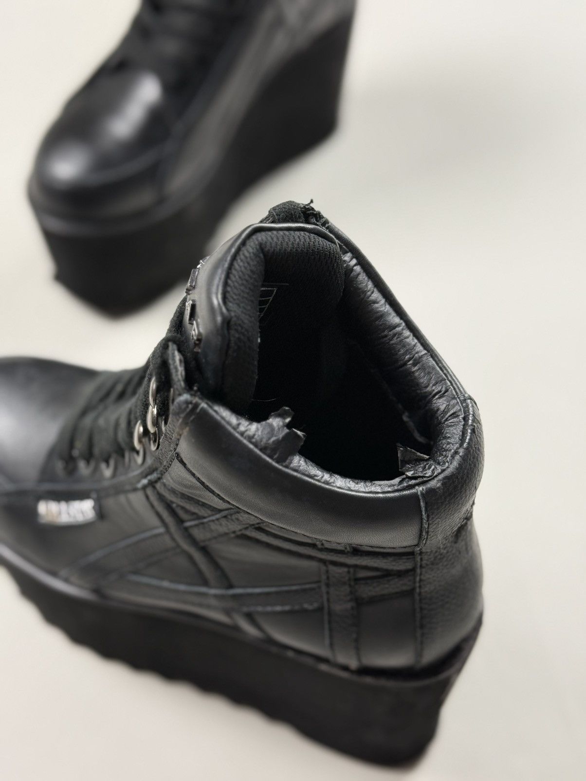 Killstar Killstar Ladies Gothic Platform PVC Sneakers Shoes Boots Size US 5 / IT 35 - 16 Thumbnail