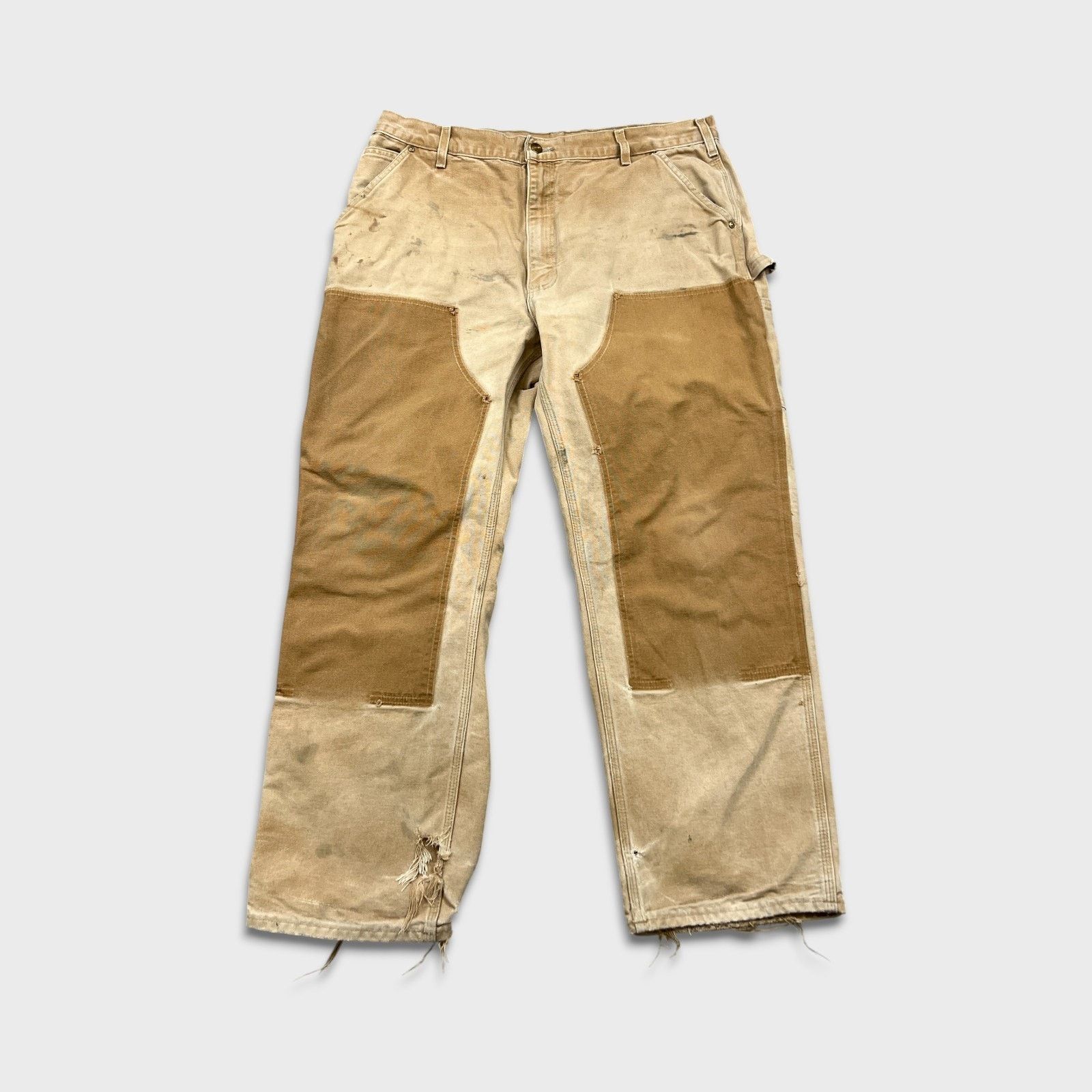 Carhartt Vintage Carhartt Pants 36x29 Double Knee Distressed USA 90s Size US 36 / EU 52 - 1 Thumbnail