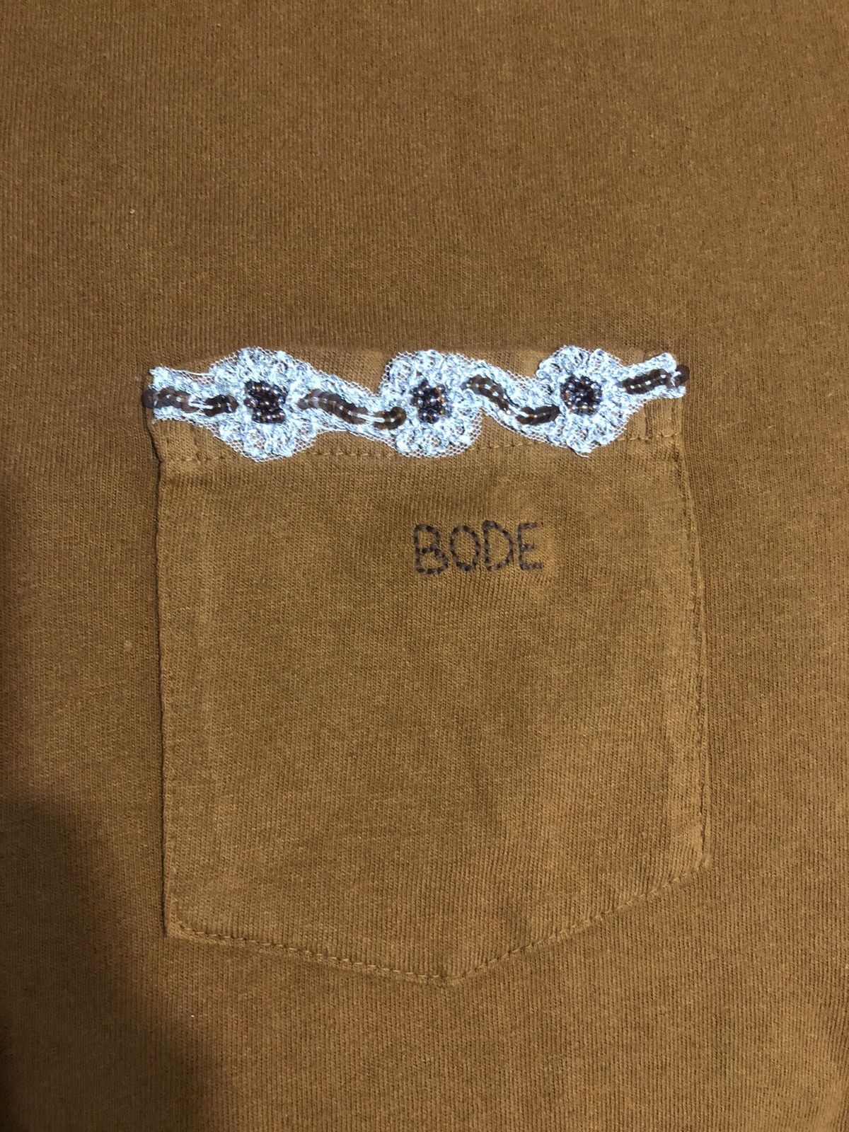 Bode Bode Beaded Fleur T-shirt Size US M / EU 48-50 / 2 - 3 Thumbnail