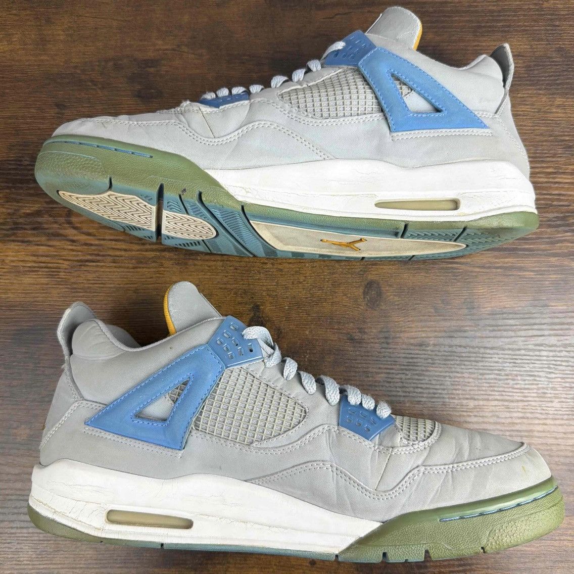 Jordan Brand Air Jordan 4 Retro LS Mist Blue 2006 314254-041 Men’s Rare Size US 13 / EU 46 - 4 Thumbnail