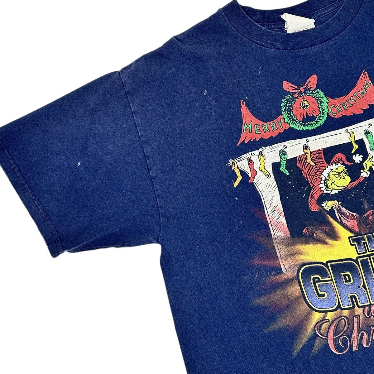 Vintage Vintage 1999 Dr Seuss Grinch Who Stole Christmas 90s Tee Size US XL / EU 56 / 4 - 3 Thumbnail