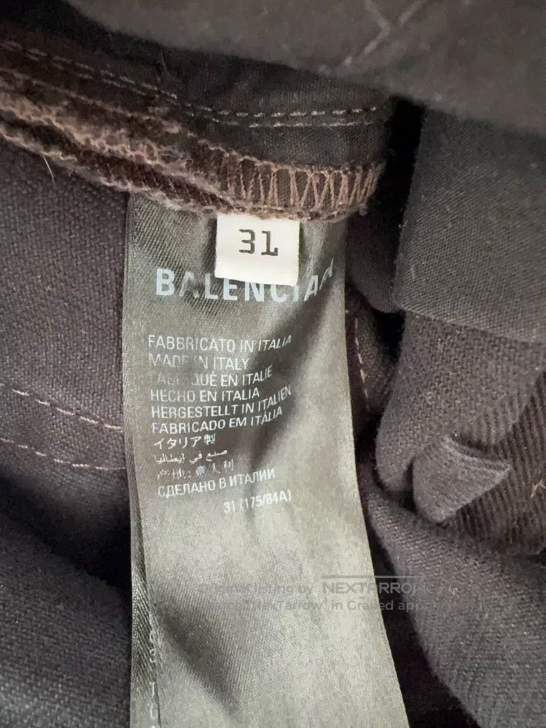 Balenciaga Balenciaga Black Jeans Size US 31 - 5 Thumbnail