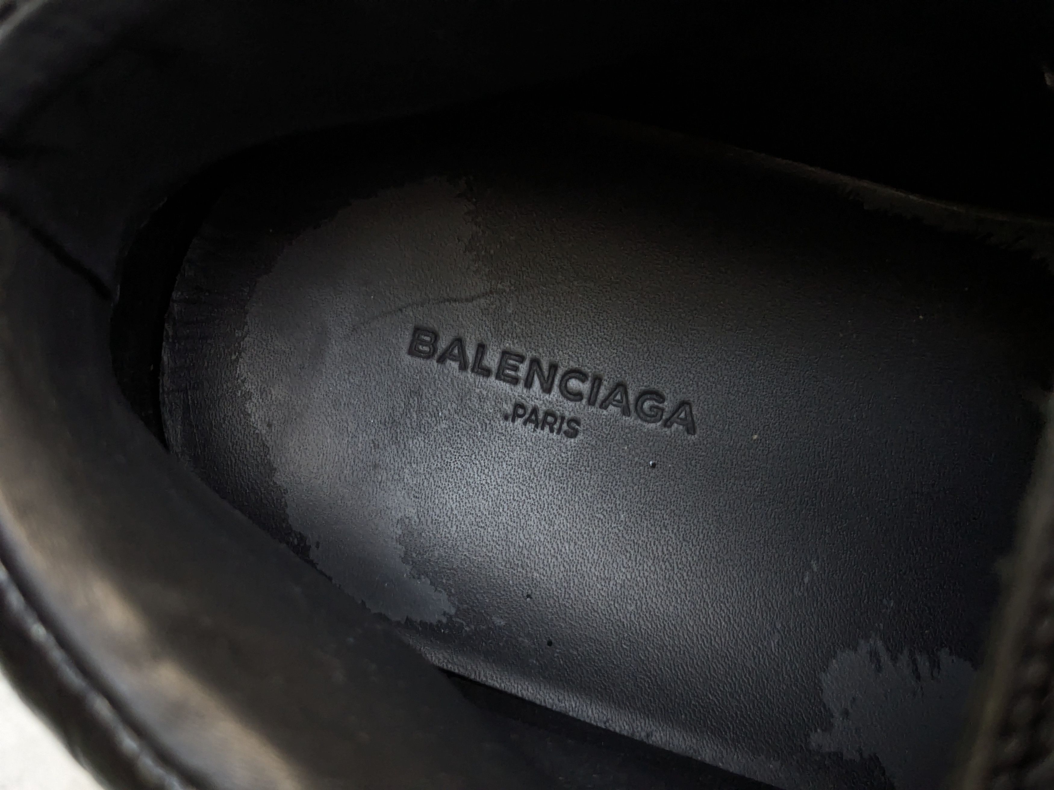 Balenciaga Balenciaga Arena Sneakers Black 9 High Tops Leather Size US 9 / EU 42 - 5 Thumbnail