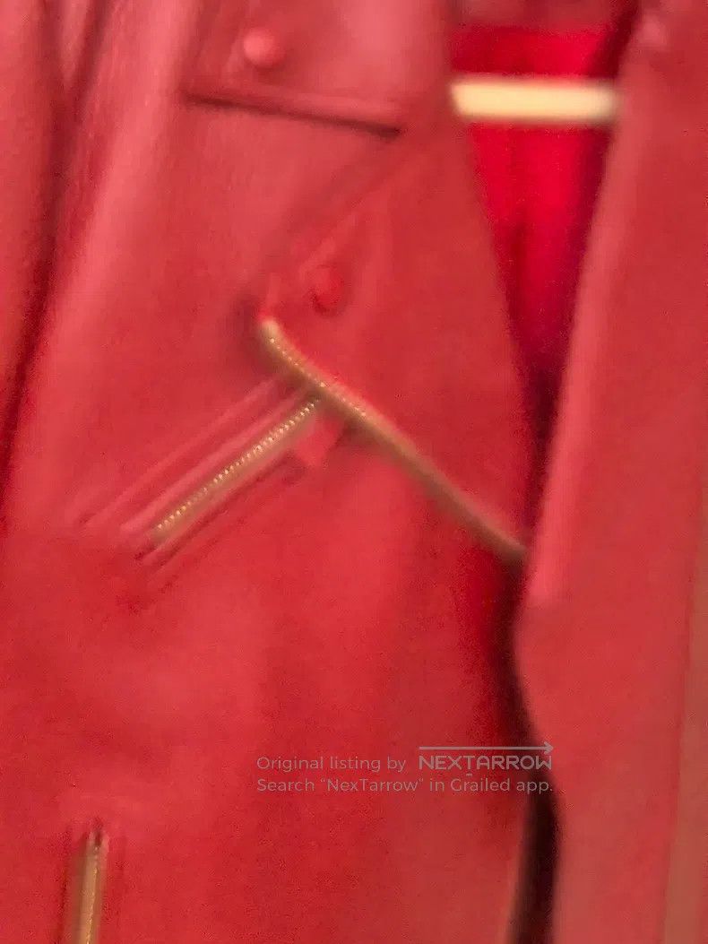 Valentino Valentino Red motorcycle leather jacket Size XS / US 0-2 / IT 36-38 - 4 Thumbnail
