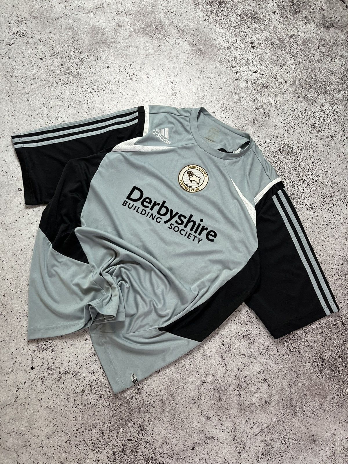 Adidas × Vintage 🏟️Vintage Adidas Derby County Jersey Soccer Size US XL / EU 56 / 4 - 1 Thumbnail