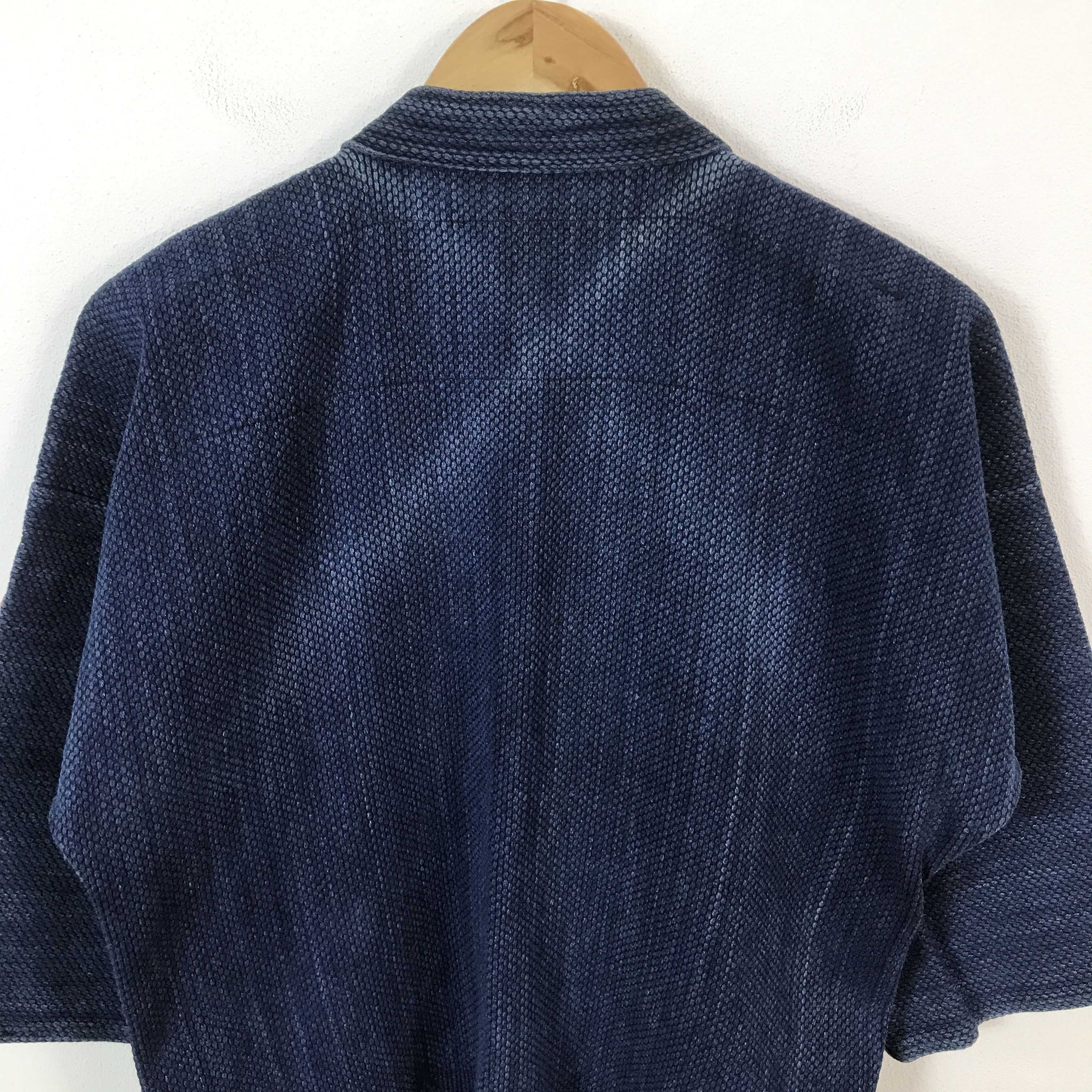 Japanese Brand Japan Kimono blue indigo jacket Size US L / EU 52-54 / 3 - 4 Thumbnail