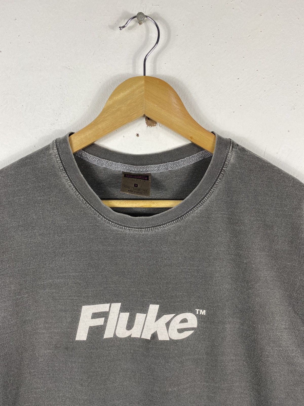 Japanese Brand Distressed Fluke T-Shirt Size US M / EU 48-50 / 2 - 2 Thumbnail