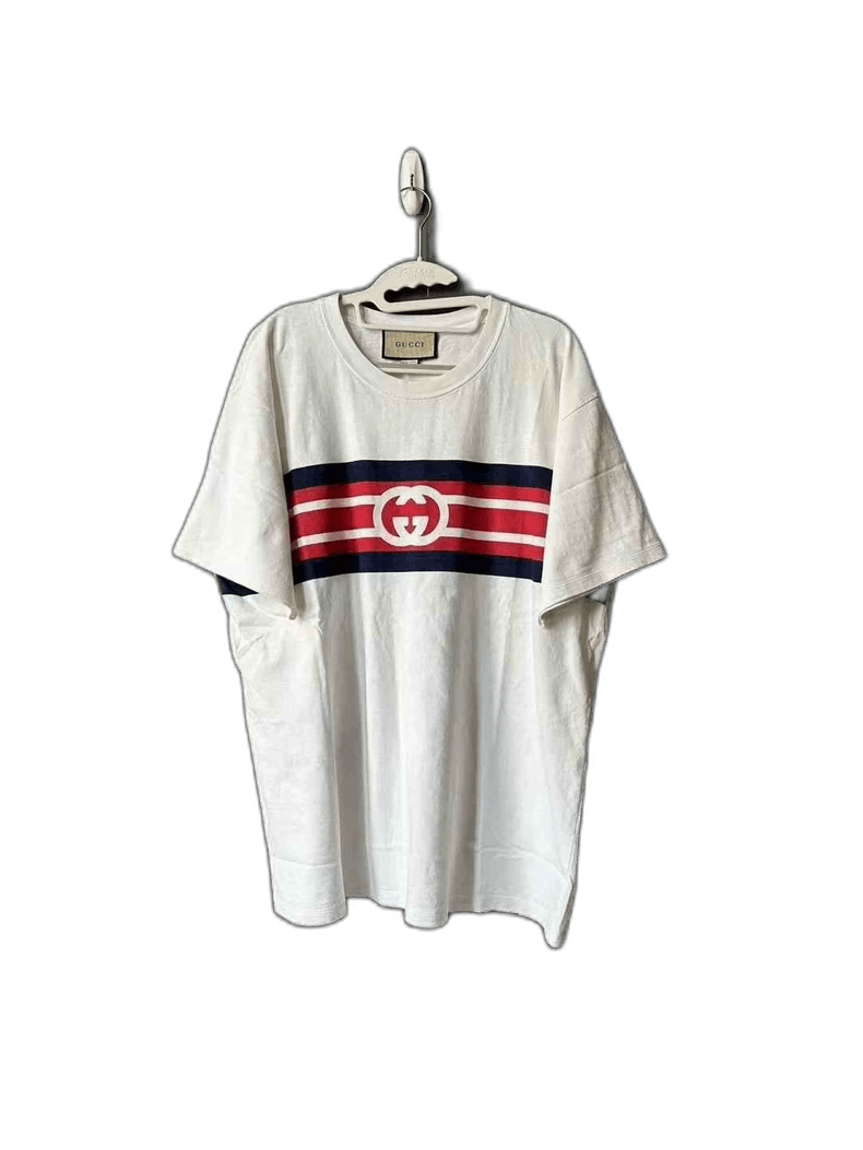Gucci Gucci Striped GG Short Sleeve T-Shirt Size XS / US 0-2 / IT 36-38 - 1 Thumbnail